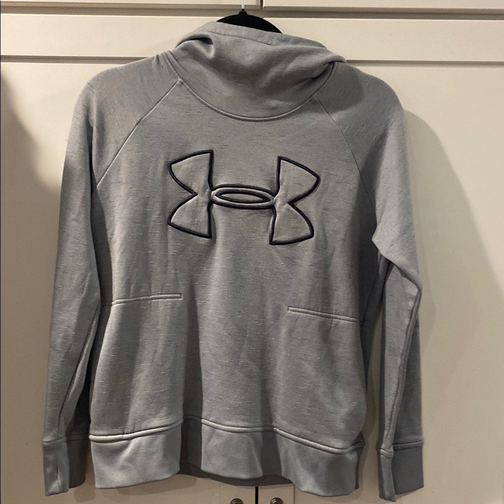 Under Armour Light Gray Pullover Hoodie